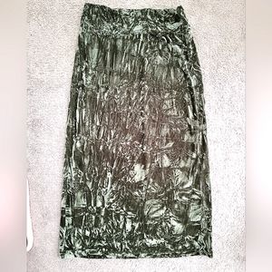 Velvet Maxi Skirt